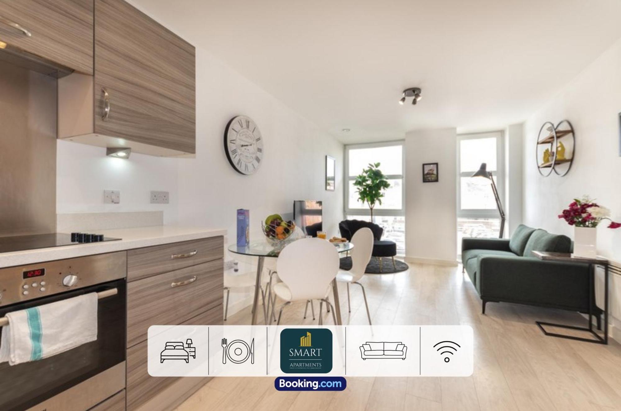 Spacious City Center Apartment By Smart Apartments Short Lets & Serviced Accommodation Apartment Southampton With Free Wifi מראה חיצוני תמונה